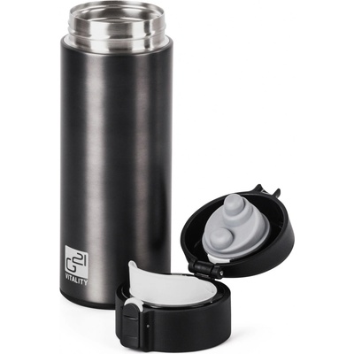 G21 Termofľaša ba pitie oceľovo šedá 350 ml
