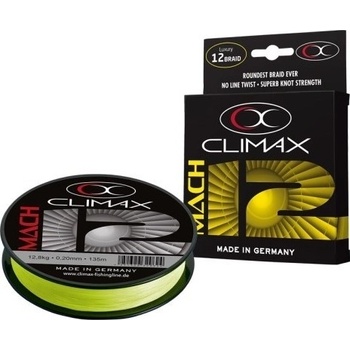 Mach 12 šnúra fluo yellow Priemer 135 m 0,15 mm 8,3 kg