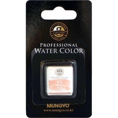 Mungyo Akvarelová barva v půlpánvičce 874 Salmon pink