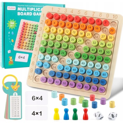 Inlea4Fun násobilka 3v1 multiplication board game