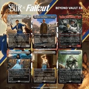 Magic the Gathering Magic the Gathering: Secret Lair x Fallout: Beyond Vault 33 (Non-Foil) (D55890000) - ozone
