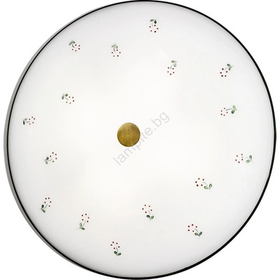 Kolarz 731. U14.4. 70- Плафон NONNA 4xE27/60W/230V Ø 54 см зелен/месинг (KL0273)