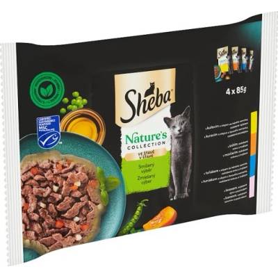 Sheba Nature Mix výber 4 x 85 g