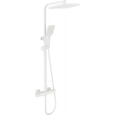 Inter Ceramic Душ система със смесител с термостат, пита, слушалка и шлаух ICT 6222W, Inter Ceramic (6222W)