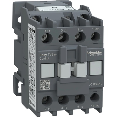 SCHNEIDER ELECTRIC SCHNEIDER Easy TeSys LC1E2510N5 Stykač 3P, AC-3, 25A, 415V AC cívka, 50Hz, 1Z LC1E2510N5