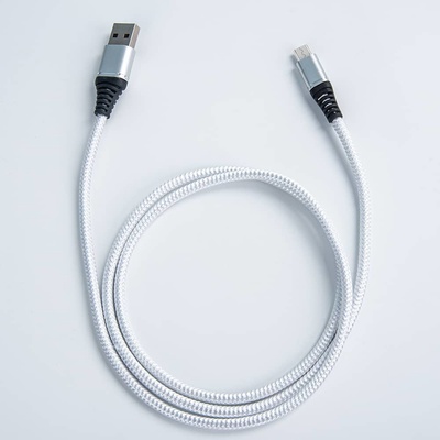 Bomba USB Data kábel extra ohybný micro USB 1M Biela F144_WHITE