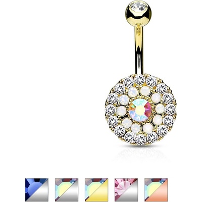 Šperky eshop Piercing do bříška z oceli AB32.19