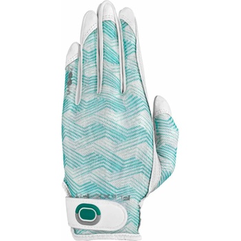 Zoom Gloves Sun Style Golf White/Mint Waves Лява ръка L/XL Дамски ръкавици (Z4002-5L)