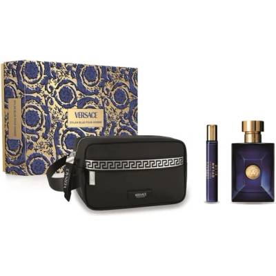 Versace Dylan Blue Подаръчен комплект Тоалетна вода 100ml + Тоалетна вода 10ml + kozmetická taška , мъже