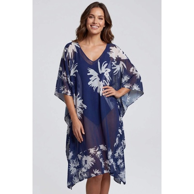 Deidad dámský plážový kaftan modrý DEIP516/Tm.modrá
