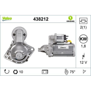 Startér VALEO 438212