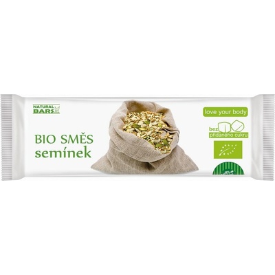 Natural Bars Tyčinka so zmesou semienok, BIO, 30g