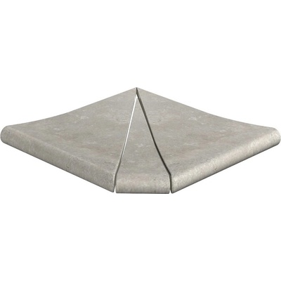 Rosa Gres Keramický bazénový lem MISTERY Grey vnější roh