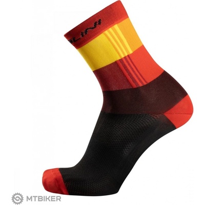 Nalini New Logo Socks ponožky tmavomodrá/červená