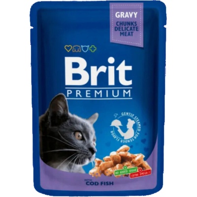 Brit Premium By Nature s treskou v omáčce 100 g