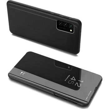 HQWear Флип-кейс Clear View за Samsung Galaxy A03s, Черен (5907769338052)