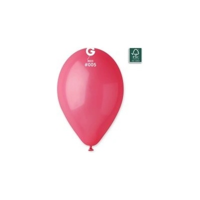 Gemar Balónek 33cm 13 #005 červený ZIP BAGS