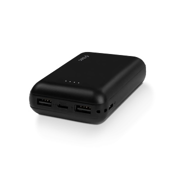 Ttec Външна батерия ReCharger Duo 10.000 mAh Powerbank with USB-C Input/Output - Черна