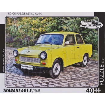 Image 1 of Retro cars - Puzzle Trabant 601 S (1988) - 40 - 99 piese