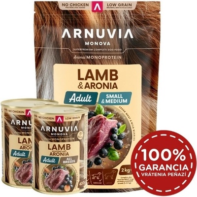 Arnuvia Monova Adult Small & Medium Lamb & Aronia 2 kg
