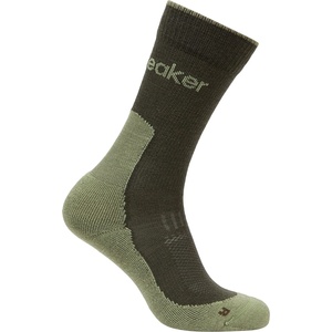 Icebreaker Мъжки туристически чорапи Icebreaker Merino Hike+ Light Crew Walking socks - Dark Loden / Lichen - размер 44, 5-46, 5 (EU) (201-9225-0813)