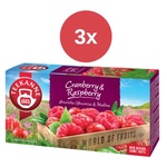 TEEKANNE Червена боровинка Малинов чай 3х45гр