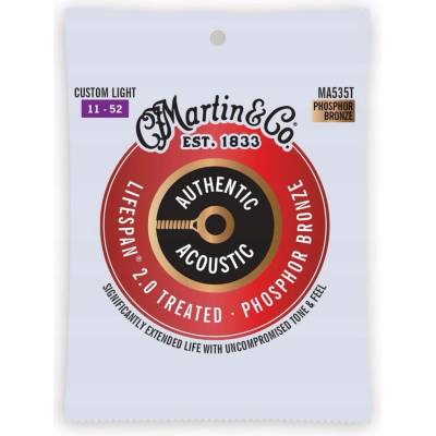 Martin MA535T struny z lehkého fosforového bronzu