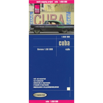 mapa Cuba Kuba 1:650 t.