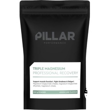 PILLAR Performance Triple Magnesium Powder prášek 200 g sáček Citron a limetka