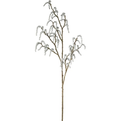 GASPER Dekorační větvička stříbrná 121 cm