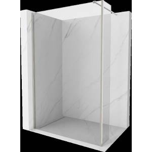 Mexen Kioto стена за душ кабина Walk-in 100 x 30 см, прозрачна, четкан никел - 800-100-212-97-00-030 (800-100-212-97-00-030)