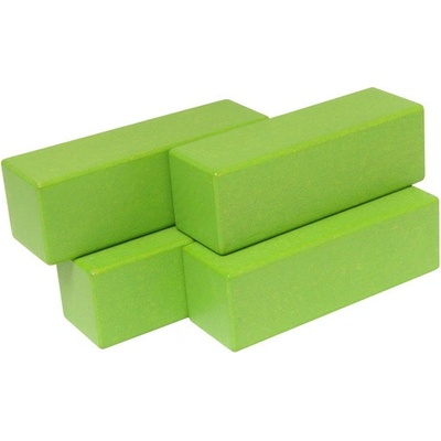 DrKO dřevěný hranol 12 x 4 x 4 cm 1ks zelená světlá
