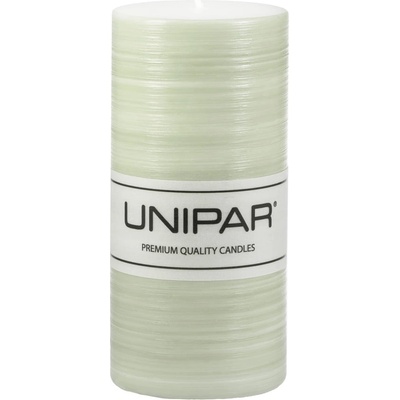 Unipar Светлозелена свещ , време на горене 73 h Finelines - Unipar (Finelines Green Pillar 70x150)
