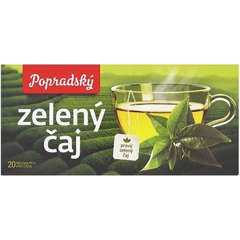 Popradský zelený čaj pravý 20 x 1,5 g