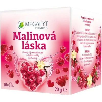 Megafyt Malinová láska 10 x 2 g