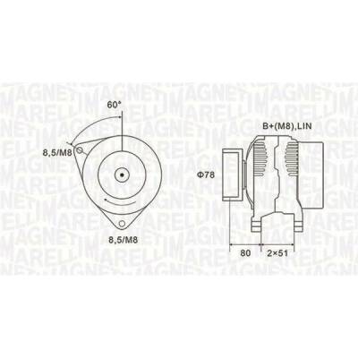 generátor MAGNETI MARELLI 063731919010