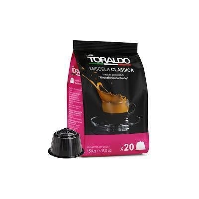 20 бр. капсули TORALDO CLASSICA съвместими с кафемашини Dolce Gusto