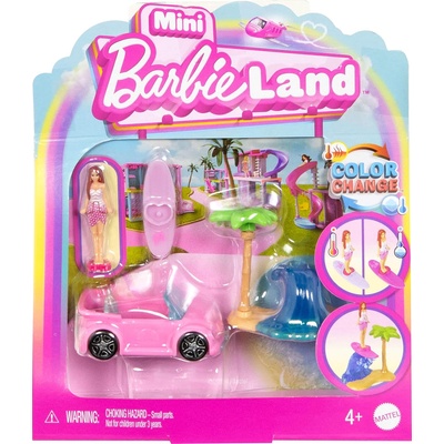 Barbie Mattel Barbie: Мини BarbieLand - Кукла и Плажно Превозно Средство (JCR35) (103190)