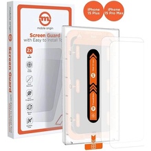 Mobile Origin Orange Screen Guard iPhone 15 Pro Max/15 Plus 2 ks s aplikátorom SGA-i15ProMax-2pk