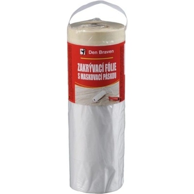Den Braven Zakrývacia fólia s maskovacou páskou 180 cm x 33 m