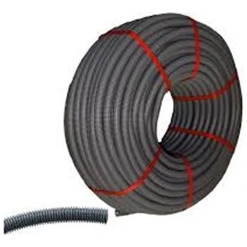 Legrand Гофрирана тръба Ф20 750N 3422 сива, с корда - Legrand Conduits 651220, 100 метра (651220)