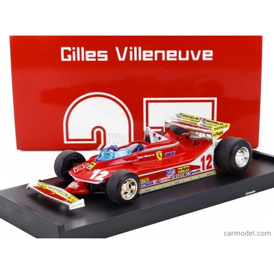 Brumm Ferrari F14 N 12 Monaco Gp 1979 Gilles Villeneuve Red 1:43