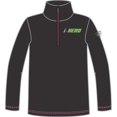 Rossignol Boy Hero 1/2 Zip Warm Stretch Black