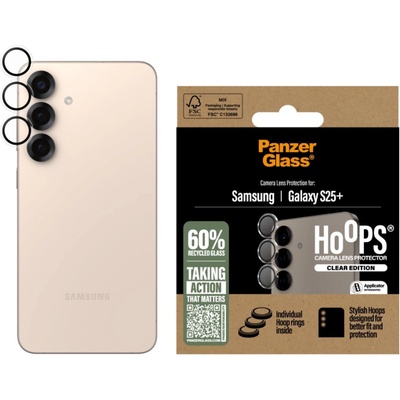 Panzer Стъклен протектор PanzerGlass за Samsung Galaxy S25 Plus, Hoops , за камера, Прозрачен