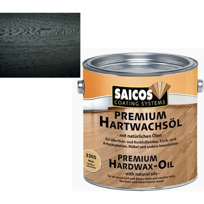 Saicos tvrdý voskový olej Premium 0,75 l čierny