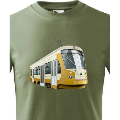 Dětské triko Tramvaj Military Canvas Dětské tričko Bezvatriko.cz 1834