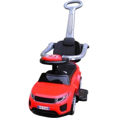 R-Sport auto J4 s vodiacou tyčou 3v1 červené