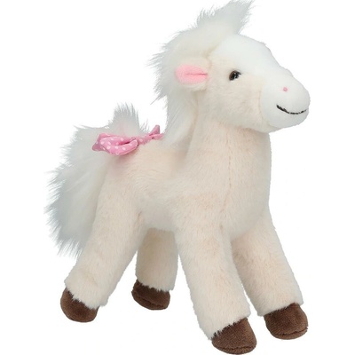 koník Miss Melody – krémově bílý 18 cm