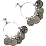 Dannyra Обици с висулки от естествена кожа и посребряване Dannyra Jewels