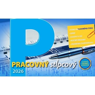 Spektrum Grafik Stolový stĺpcový 23 x 14 cm Pracovný 2026